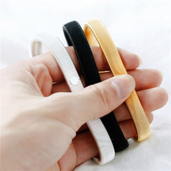 Anti-Slip Shirt Sleeve Holders Garters Stretch Metal Armbands