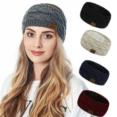 Winter Cable Knit Headband Fleece Lined Winter Ear Warmer Headband Wrap