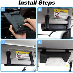 Winceed Car Tissue Holder Dispenser Storage Box