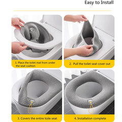 Winter Warm Toilet Seat Cover Closestool Mat