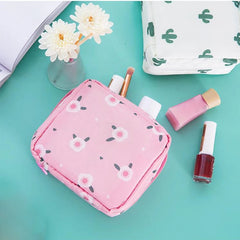 Women Cosmetic Case Travel Organizer Sanitary Pads Toiletry Bags