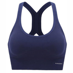 Women Sports Push Up Seamless Bra Yoga Workout Tank Top