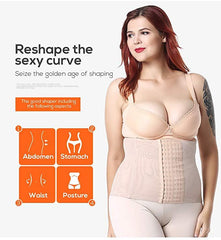 Women's Waist Trainer Corset for Weight Loss Plus Size Shaper 6 Row Hooks