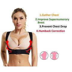 X Strap Bra Chest Brace Up for Women Posture Corrector Shapewear