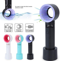 Zero 9 USB Rechargeable Handheld Bladeless Cooling Fan