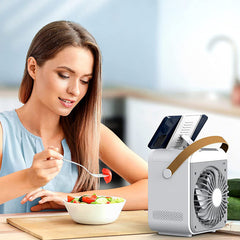 Portable USB Air Conditioner Cooler Fan Humidifier