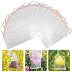 10pcs Reusable Garden Plant Fruit Protection Covers Mesh Netting Bag