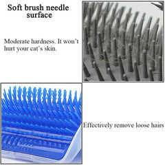 2pcs Pet Cat Self Groomer Hair Removal Brush Comb