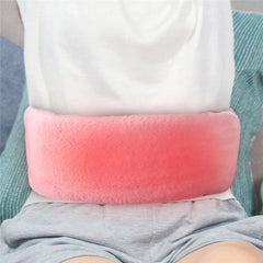 Electric Heated USB Neck Heat Pad Fluffy Fur Collar Cozy Shawl Scarf