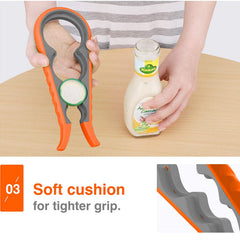 Multifunctional Can Opener Gripper Bottle Jar Lids Openers