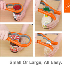 Multifunctional Can Opener Gripper Bottle Jar Lids Openers