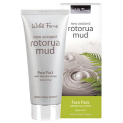 Parrs Wild Ferns Rotorua Mud Face Pack with Manuka Honey 95mL