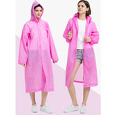 Unisex Raincoat Waterproof Poncho Reusable Plastic Camping Festival Rain Coat