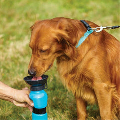 500ML Pet/Dog/Cat Water Bottle Cup Drinking Feeder Dispenser Travel Portable Bowl