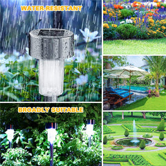 Stainless Steel Solar LED Solar Waterproof Landscape Garden Lights