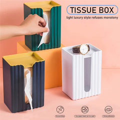 Creative Adhesive Bathroom Wall Mounted Tissue Dispenser Holder Box