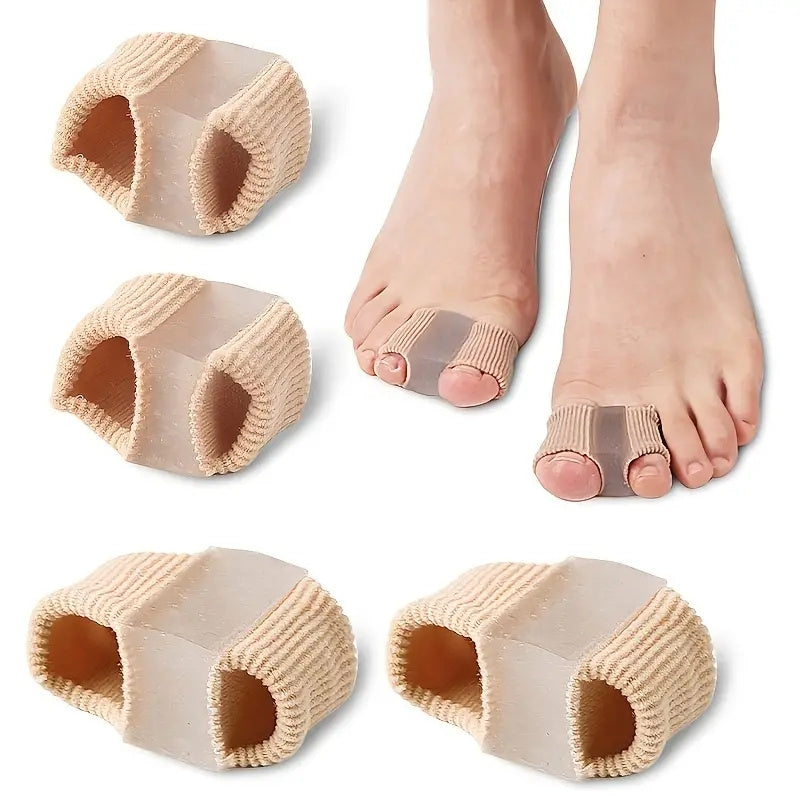 1 Pair Silicone Gel Toe Separator Bunion Corrector Toe Spacers For Overlapping