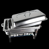 11L Chafing Dish Buffet Set Stainless Steel Food Warmer Catering Chafing Server Dish