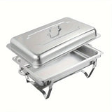 11L Chafing Dish Buffet Set Stainless Steel Food Warmer Catering Chafing Server Dish