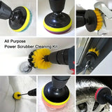 11pcs Drill Brush Attachment Set Power Scrubber Cleaning Brushes Kit