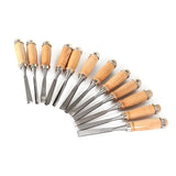 12pcs Wood Carving Chisel Set Professional Woodworking Tools Sharp Carving Knife Kit