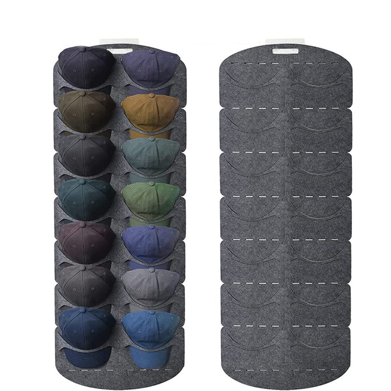 14-Grid Felt Baseball Hat Storage Organiser Bag
