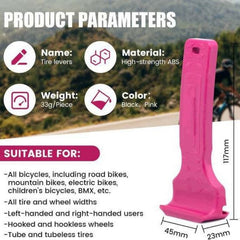 2-in-1 Bicycle Tyre Lever & Crowbar - Road Bike Tire Repair Tool Kit