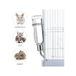 350ml Small Pet Water Bottle Portable Hanging Drinking Container