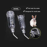 350ml Small Pet Water Bottle Portable Hanging Drinking Container