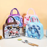 Adorable 3D Pattern Girls Lunch Bag