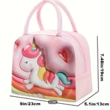 Adorable 3D Pattern Girls Lunch Bag