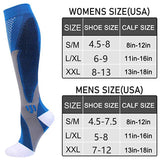 Unisex Sports Compression Socks Stockings for Men & Women