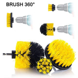 3pcs Scrub Brush Drill Attachment Time Saving Kit Power Scrubber Cleaning Kit