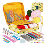 58-Piece Portable Crochet Kit