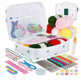 58-Piece Portable Crochet Kit