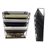 6 Trays Desktop File Document Metal Organizer Tray Holder Office Desk Storage Shelf