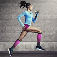 7 Pairs Knee-High Compression Socks 20-30mmhg Sports Stockings