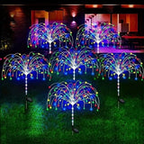 8-Mode Solar Powered LED Fireworks Fairy Lights