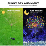 8-Mode Solar Powered LED Fireworks Fairy Lights