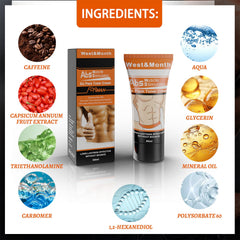 Abdominal Muscle Thermogenic Fat Burning Cream