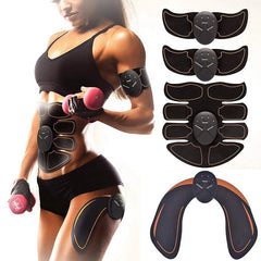 Wireless EMS Muscle Stimulator Toner ABS Abdomen Arm Leg Hip Trainer Weight Loss Fitness Shaping Massager