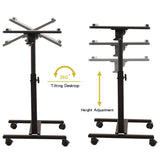 Adjustable Laptop Table Desk Portable Bed Tray Stand Foldable Ergonomic Lap Desk