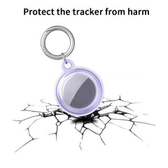 Waterproof Case Holder for AirTag with Keychain Keyring