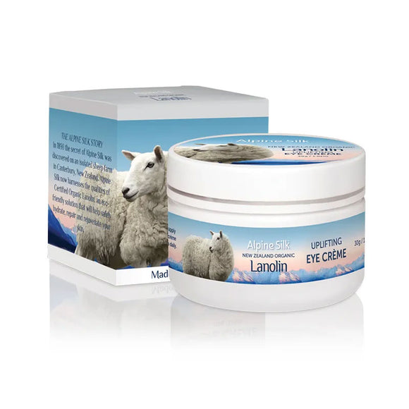 Alpine Silk Organic Lanolin Uplifting Eye Creme 30g