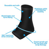 Reusable Gel Ankle Foot Ice Pack Wrap for Injuries 2pcs