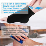 Reusable Gel Ankle Foot Ice Pack Wrap for Injuries 2pcs