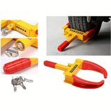 Anti-Theft Wheel Lock Clamp Adjustable Boot Trailer Car Truck Boat Towing Lock