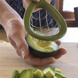 Stainless Steel Salad Chopper Vegetable Cutter Kiwi Cutter Tool Fruit & Vegetable Tools