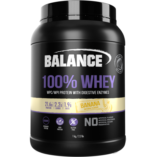 Balance 100% Whey Protein Banana 1 kg