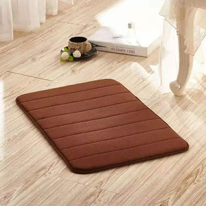 Non-Slip Bathroom Mat Absorbent Bath Rug Quick Drying Anti-Skid Washable Mat